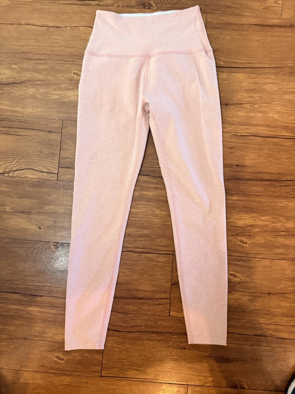 Beyond Yoga Light Pink High-Waist Leggings